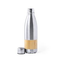 BOTTIGLIA IN ACCIAIO E BAMBOO 750 ml